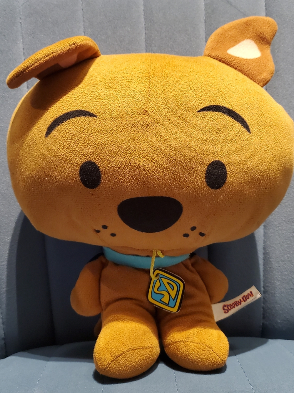 Scooby-Doo Plush Toy - Brown Plush Puppy with Blue Collar